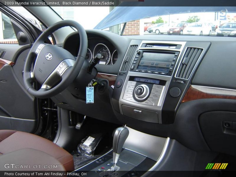 Black Diamond / Black/Saddle 2009 Hyundai Veracruz Limited