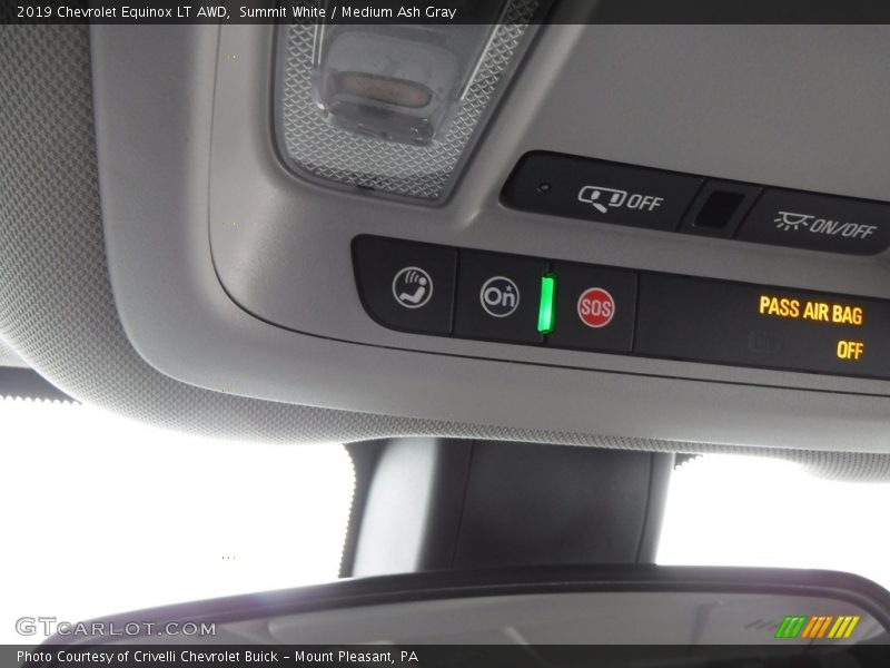 Summit White / Medium Ash Gray 2019 Chevrolet Equinox LT AWD