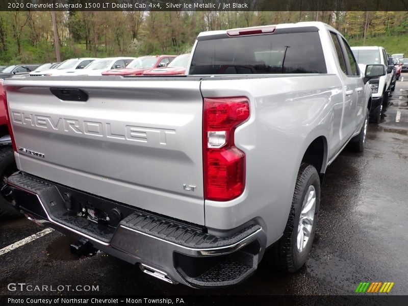 Silver Ice Metallic / Jet Black 2020 Chevrolet Silverado 1500 LT Double Cab 4x4