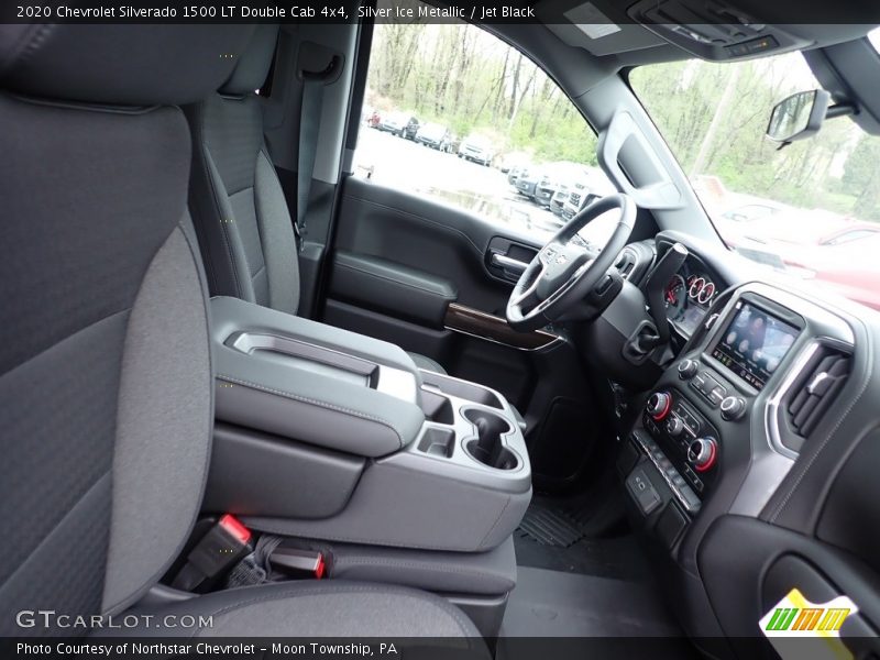 Silver Ice Metallic / Jet Black 2020 Chevrolet Silverado 1500 LT Double Cab 4x4