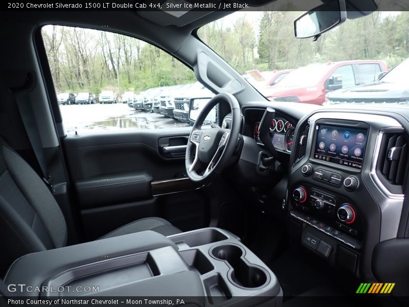 Silver Ice Metallic / Jet Black 2020 Chevrolet Silverado 1500 LT Double Cab 4x4