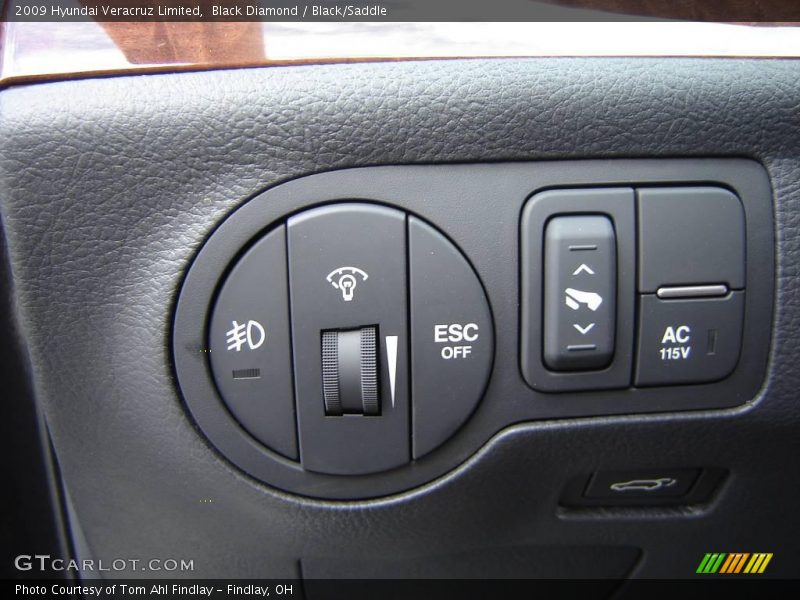 Black Diamond / Black/Saddle 2009 Hyundai Veracruz Limited
