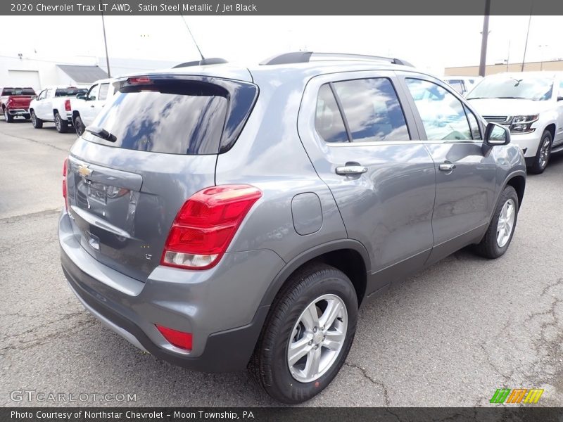 Satin Steel Metallic / Jet Black 2020 Chevrolet Trax LT AWD