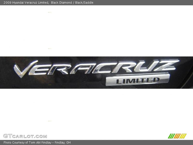 Black Diamond / Black/Saddle 2009 Hyundai Veracruz Limited