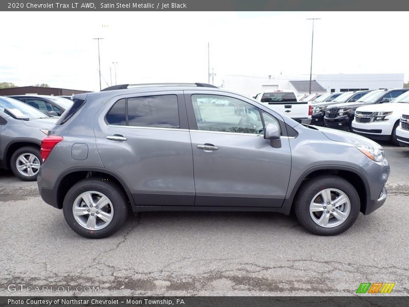 Satin Steel Metallic / Jet Black 2020 Chevrolet Trax LT AWD