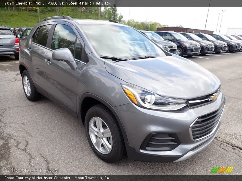 Satin Steel Metallic / Jet Black 2020 Chevrolet Trax LT AWD