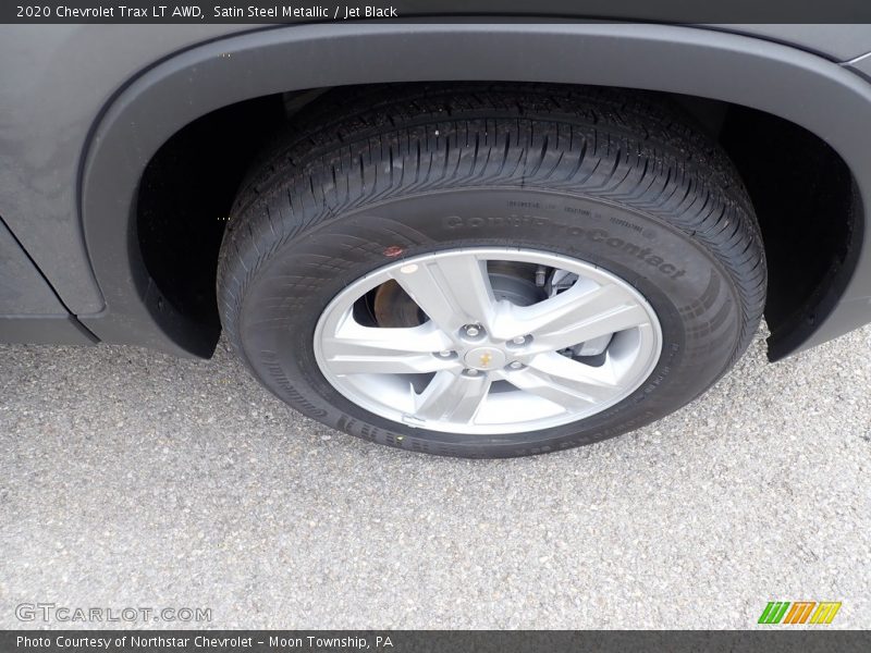Satin Steel Metallic / Jet Black 2020 Chevrolet Trax LT AWD