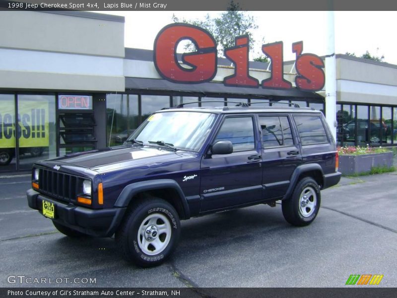 Lapis Blue / Mist Gray 1998 Jeep Cherokee Sport 4x4