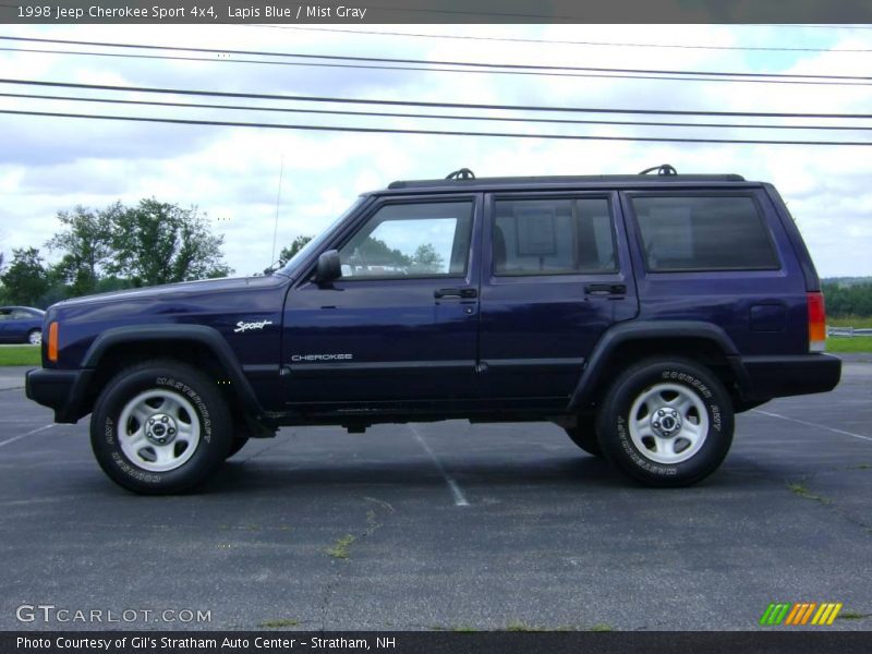Lapis Blue / Mist Gray 1998 Jeep Cherokee Sport 4x4