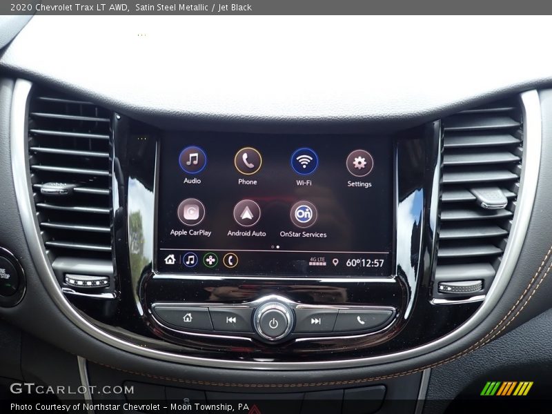 Satin Steel Metallic / Jet Black 2020 Chevrolet Trax LT AWD