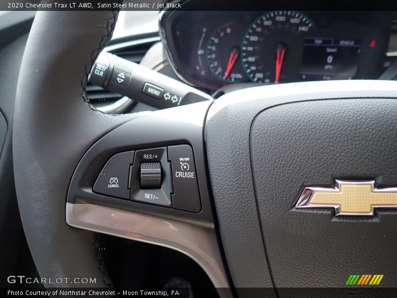 Satin Steel Metallic / Jet Black 2020 Chevrolet Trax LT AWD