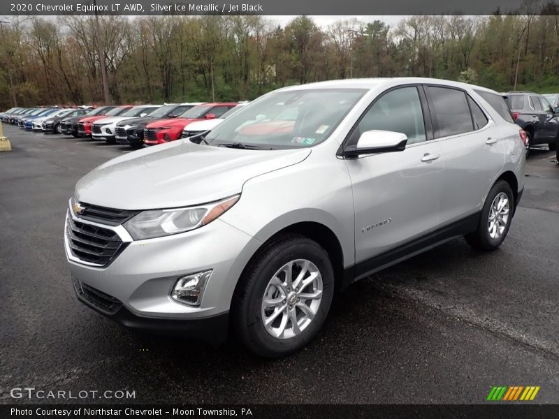Silver Ice Metallic / Jet Black 2020 Chevrolet Equinox LT AWD