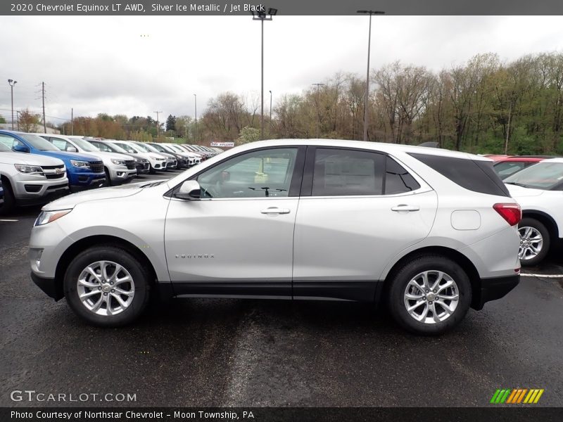Silver Ice Metallic / Jet Black 2020 Chevrolet Equinox LT AWD