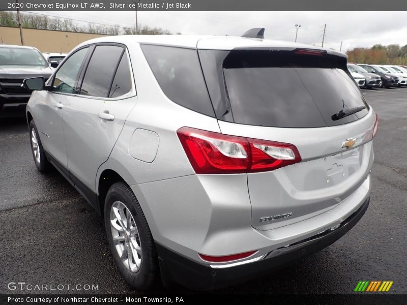Silver Ice Metallic / Jet Black 2020 Chevrolet Equinox LT AWD