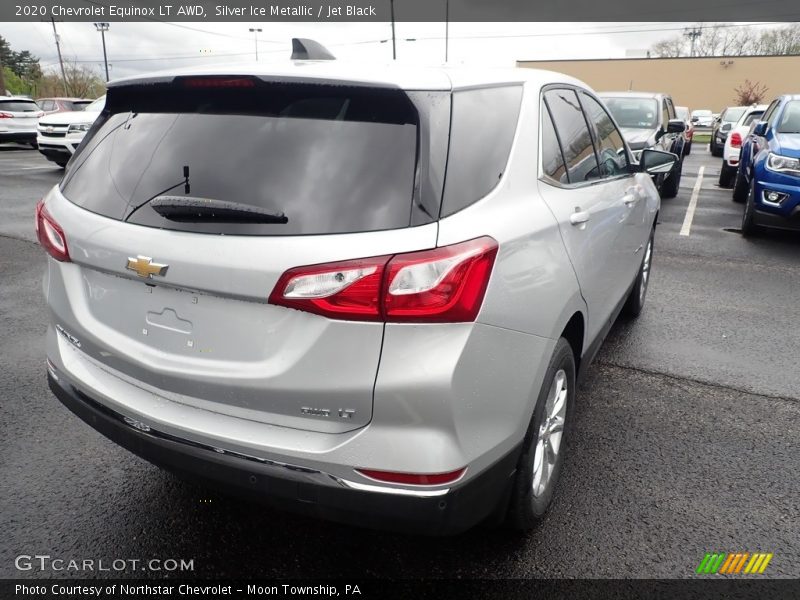 Silver Ice Metallic / Jet Black 2020 Chevrolet Equinox LT AWD