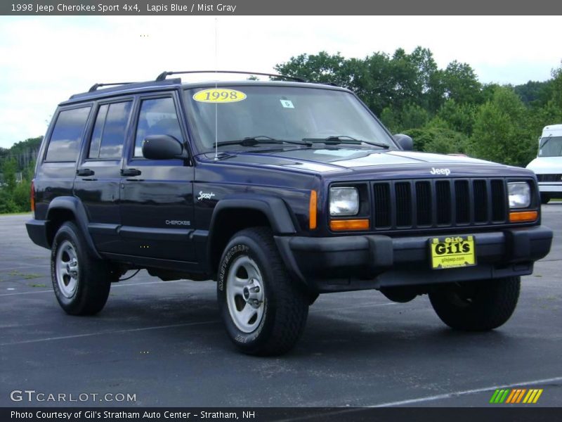 Lapis Blue / Mist Gray 1998 Jeep Cherokee Sport 4x4