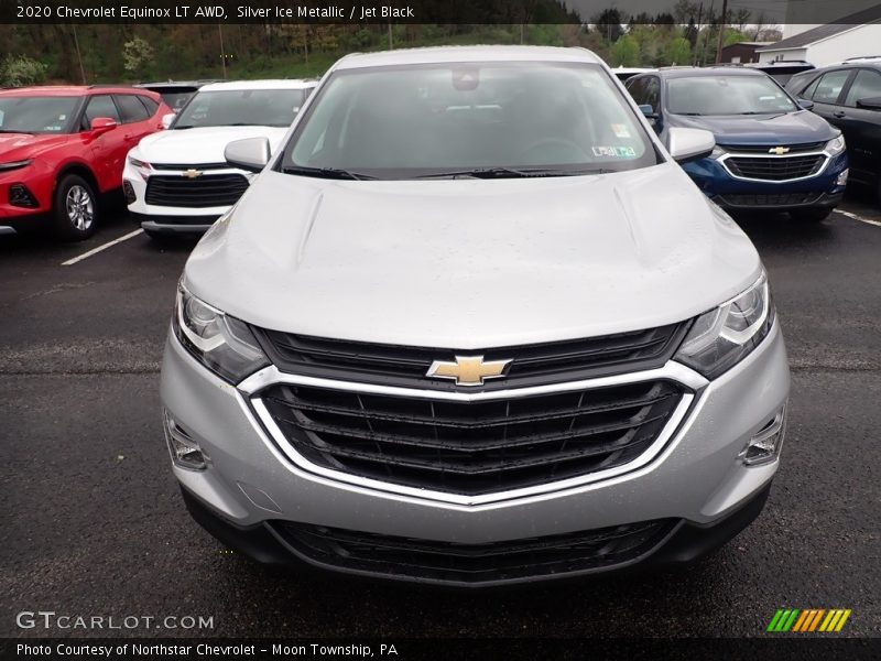Silver Ice Metallic / Jet Black 2020 Chevrolet Equinox LT AWD
