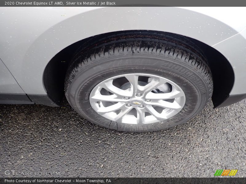 Silver Ice Metallic / Jet Black 2020 Chevrolet Equinox LT AWD