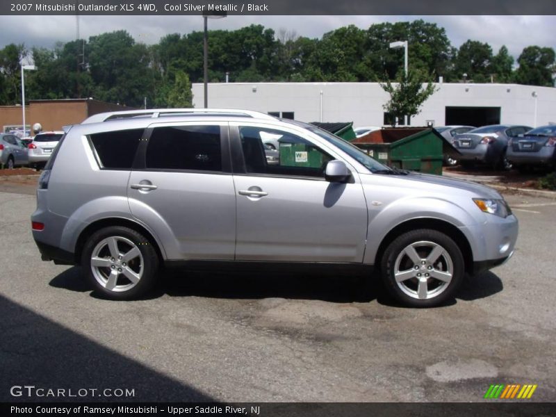 Cool Silver Metallic / Black 2007 Mitsubishi Outlander XLS 4WD