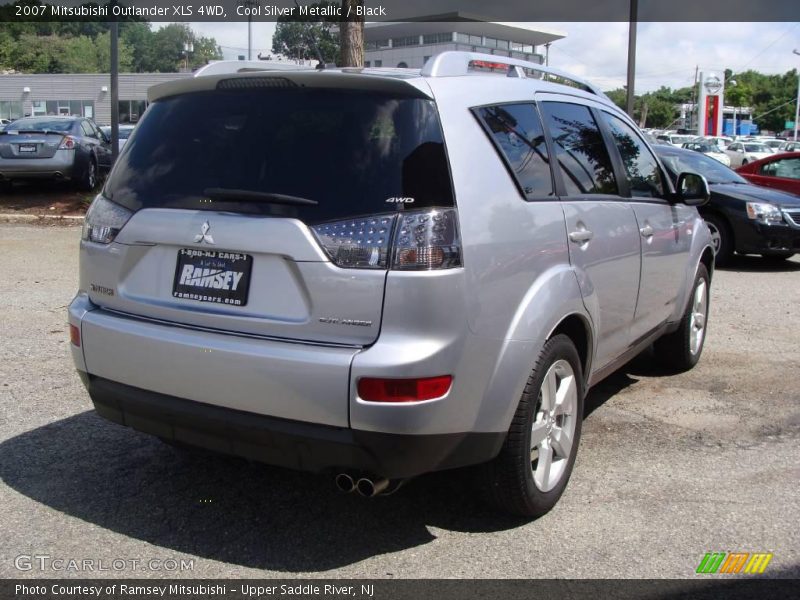 Cool Silver Metallic / Black 2007 Mitsubishi Outlander XLS 4WD