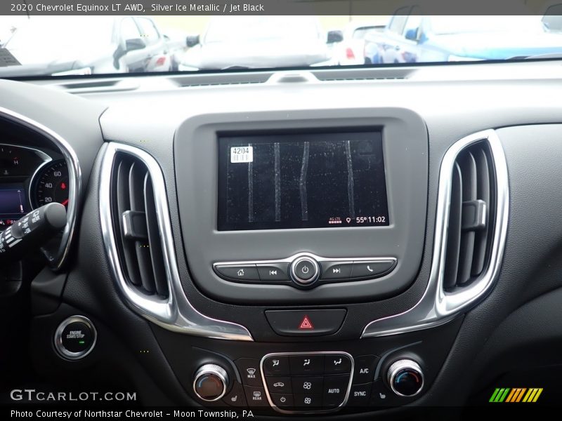 Silver Ice Metallic / Jet Black 2020 Chevrolet Equinox LT AWD
