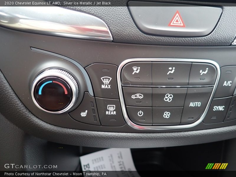 Silver Ice Metallic / Jet Black 2020 Chevrolet Equinox LT AWD