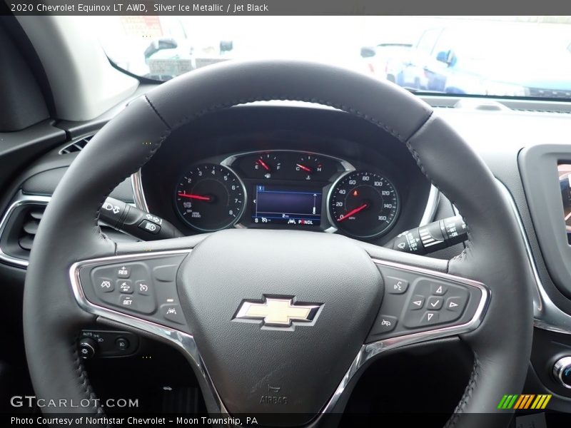 Silver Ice Metallic / Jet Black 2020 Chevrolet Equinox LT AWD