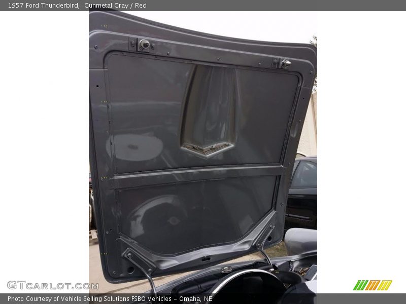 Gunmetal Gray / Red 1957 Ford Thunderbird