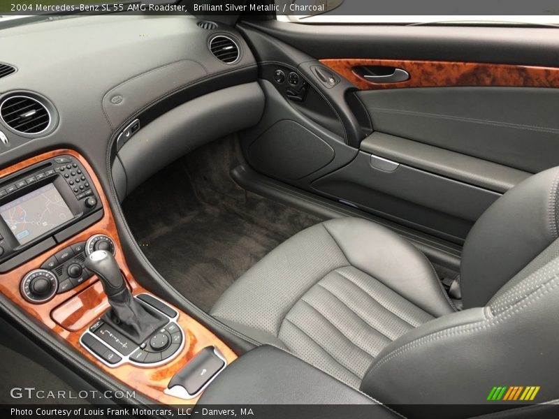 Brilliant Silver Metallic / Charcoal 2004 Mercedes-Benz SL 55 AMG Roadster