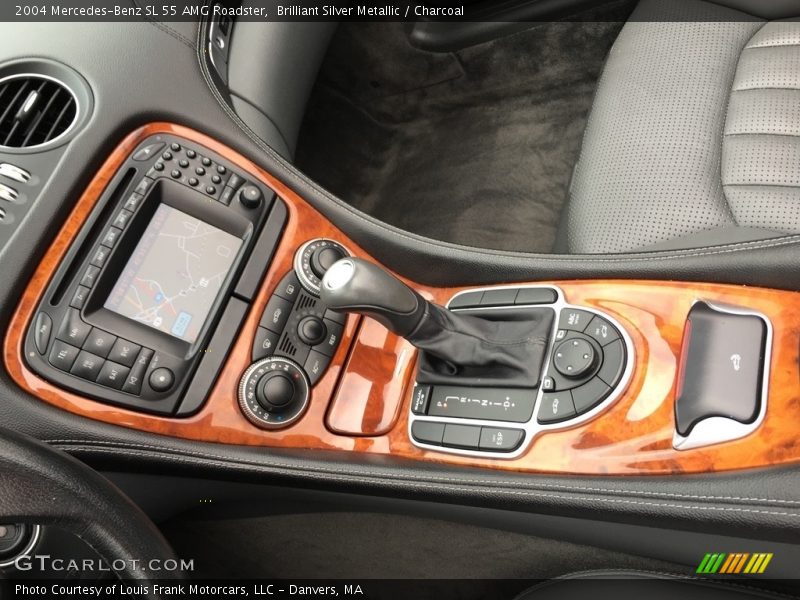 Brilliant Silver Metallic / Charcoal 2004 Mercedes-Benz SL 55 AMG Roadster