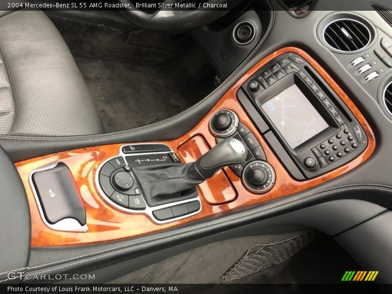 Brilliant Silver Metallic / Charcoal 2004 Mercedes-Benz SL 55 AMG Roadster