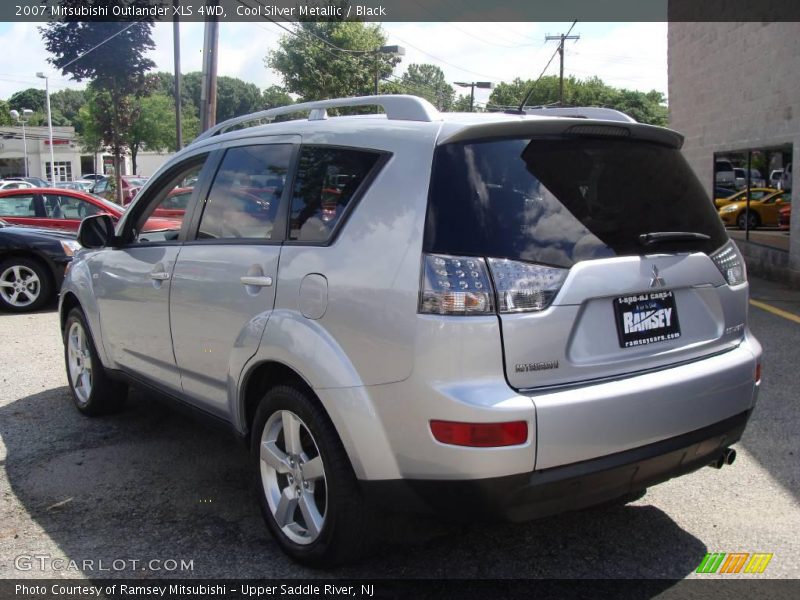 Cool Silver Metallic / Black 2007 Mitsubishi Outlander XLS 4WD