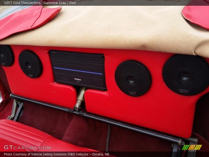 Gunmetal Gray / Red 1957 Ford Thunderbird