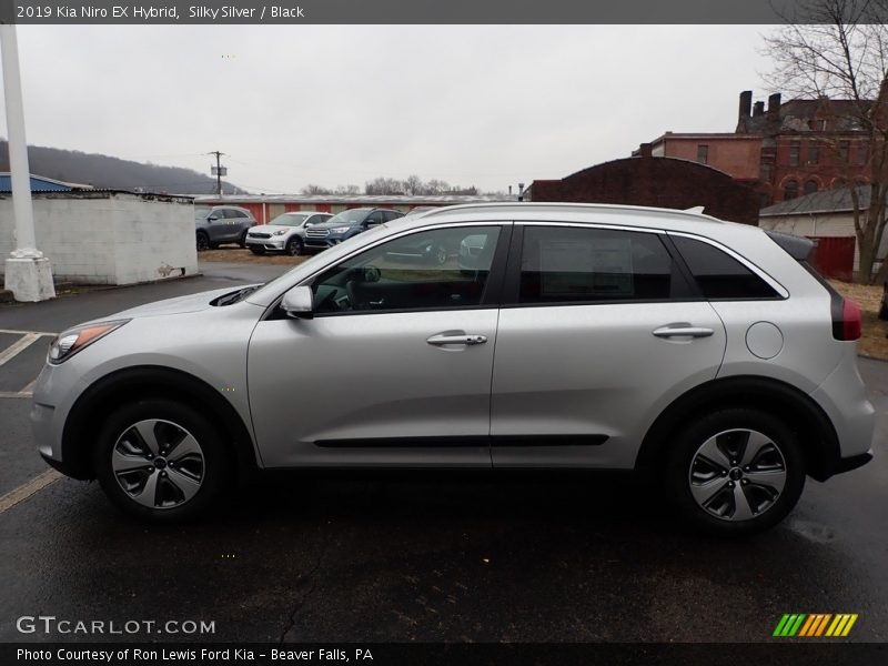 Silky Silver / Black 2019 Kia Niro EX Hybrid