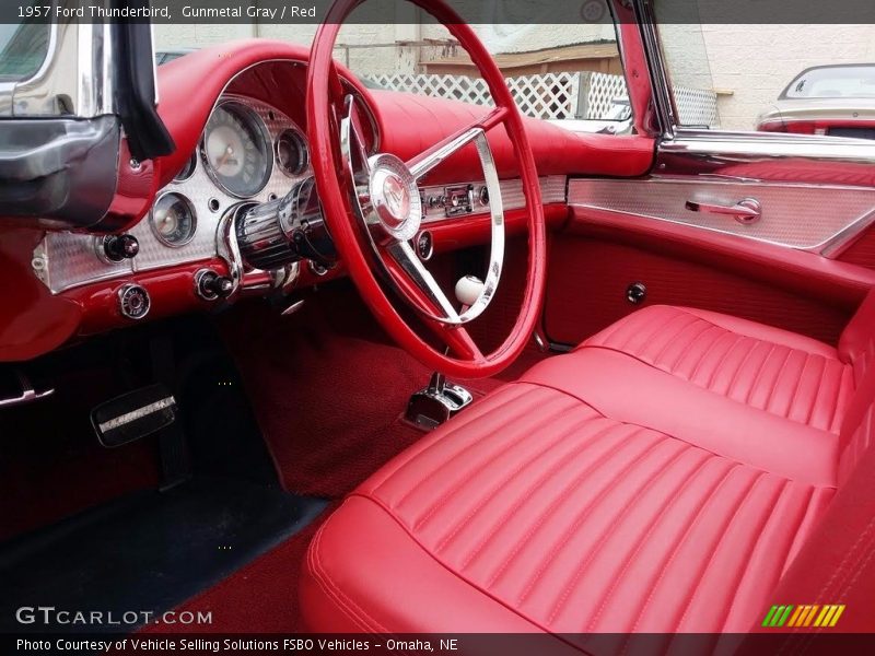 Front Seat of 1957 Thunderbird 