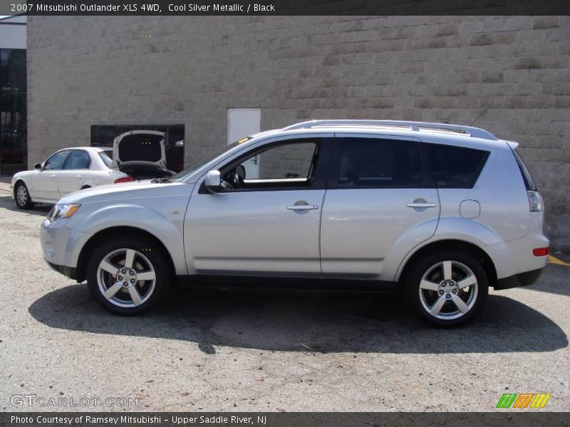 Cool Silver Metallic / Black 2007 Mitsubishi Outlander XLS 4WD