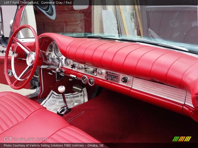 Dashboard of 1957 Thunderbird 