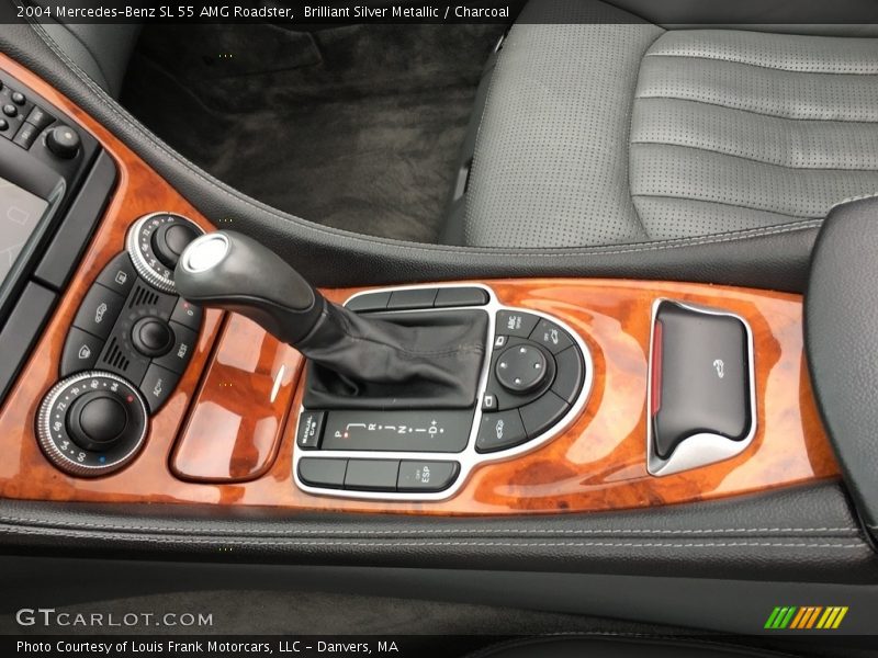 Brilliant Silver Metallic / Charcoal 2004 Mercedes-Benz SL 55 AMG Roadster
