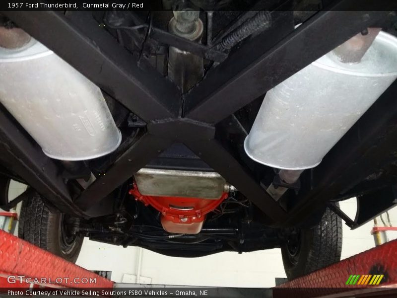 Gunmetal Gray / Red 1957 Ford Thunderbird