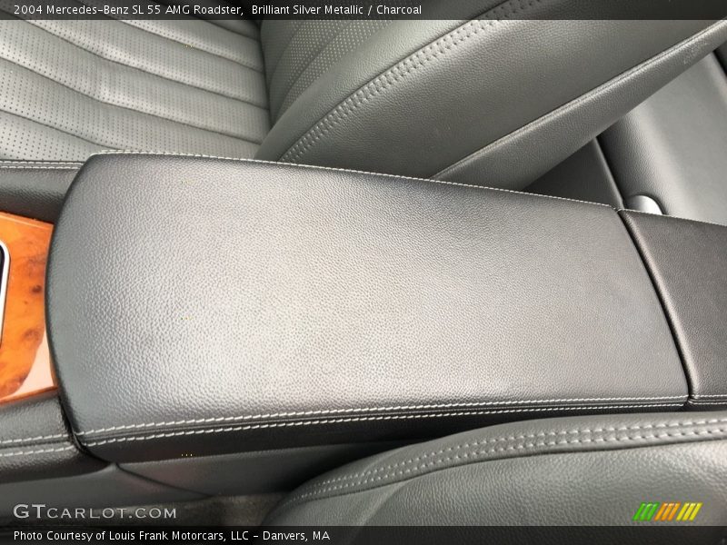 Brilliant Silver Metallic / Charcoal 2004 Mercedes-Benz SL 55 AMG Roadster