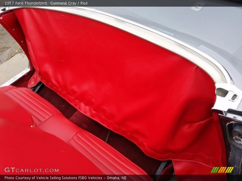 Gunmetal Gray / Red 1957 Ford Thunderbird