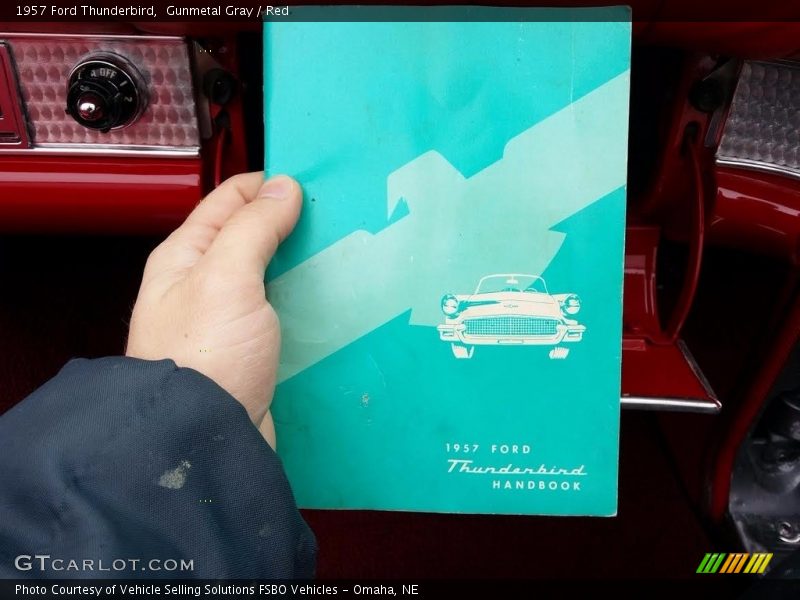 Gunmetal Gray / Red 1957 Ford Thunderbird