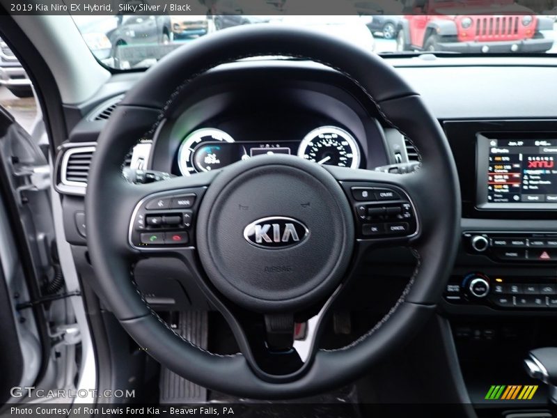 Silky Silver / Black 2019 Kia Niro EX Hybrid