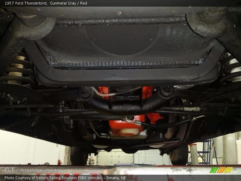 Gunmetal Gray / Red 1957 Ford Thunderbird