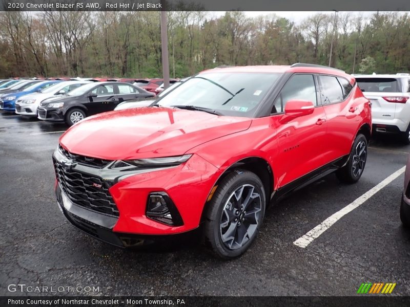 Red Hot / Jet Black 2020 Chevrolet Blazer RS AWD