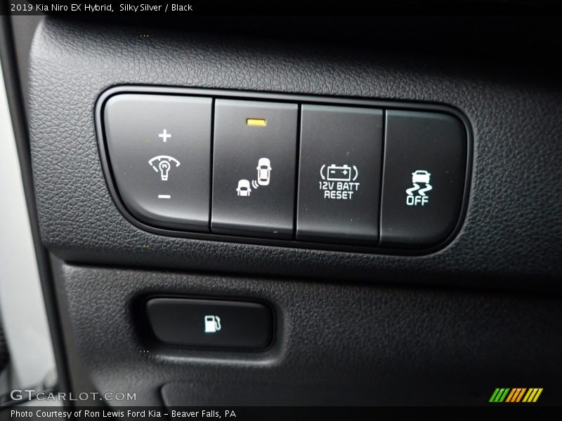 Silky Silver / Black 2019 Kia Niro EX Hybrid