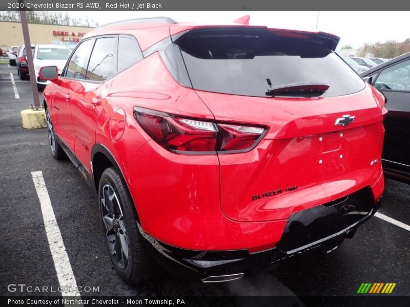 Red Hot / Jet Black 2020 Chevrolet Blazer RS AWD