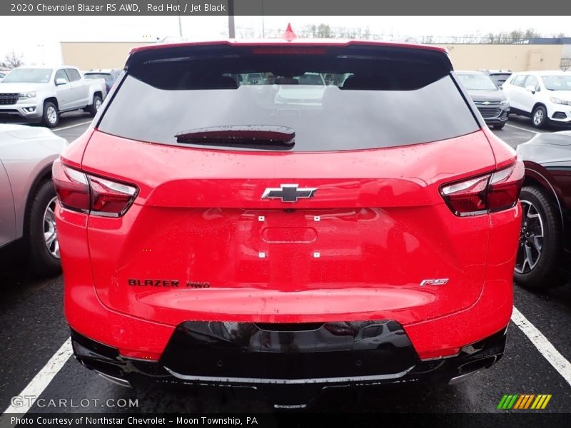 Red Hot / Jet Black 2020 Chevrolet Blazer RS AWD