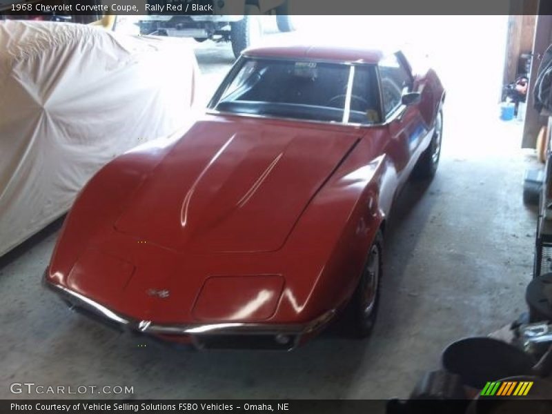 Rally Red / Black 1968 Chevrolet Corvette Coupe