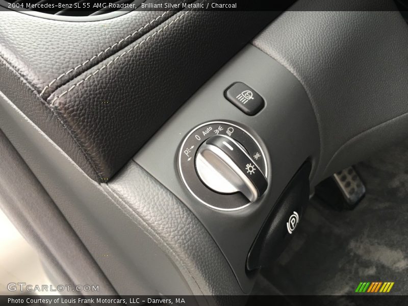 Brilliant Silver Metallic / Charcoal 2004 Mercedes-Benz SL 55 AMG Roadster